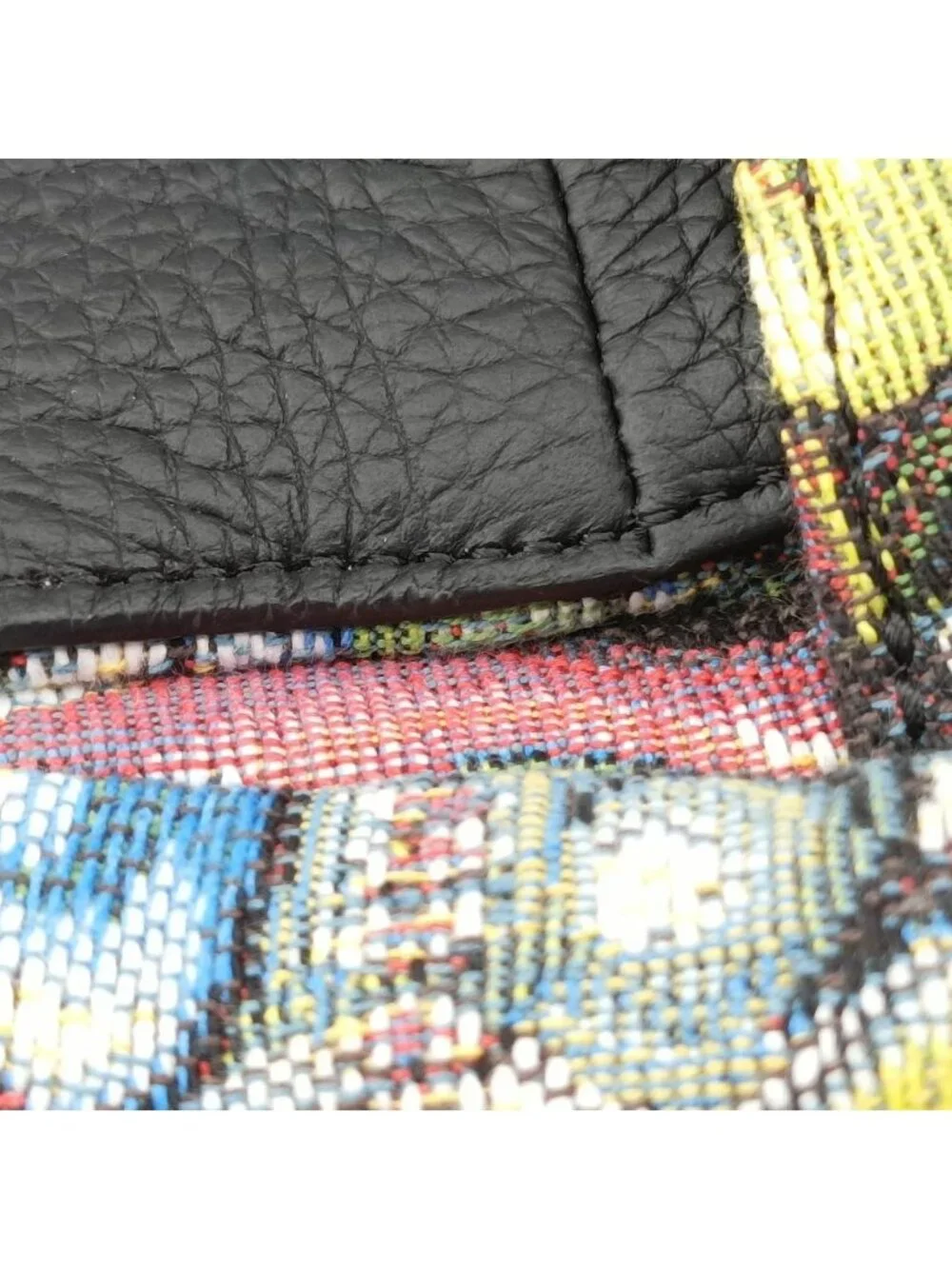 Dior &Kennie Schaaf Saddle Soft Multicolor Jacquard Grained Calfskin Shoulder